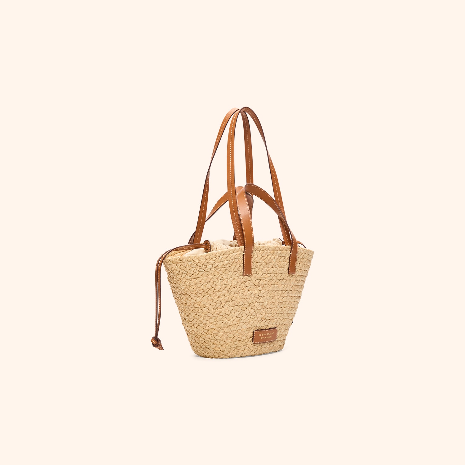 Double Handle Basket Medium Size | LE BON MARCHÉ RIVE GAUCHE X